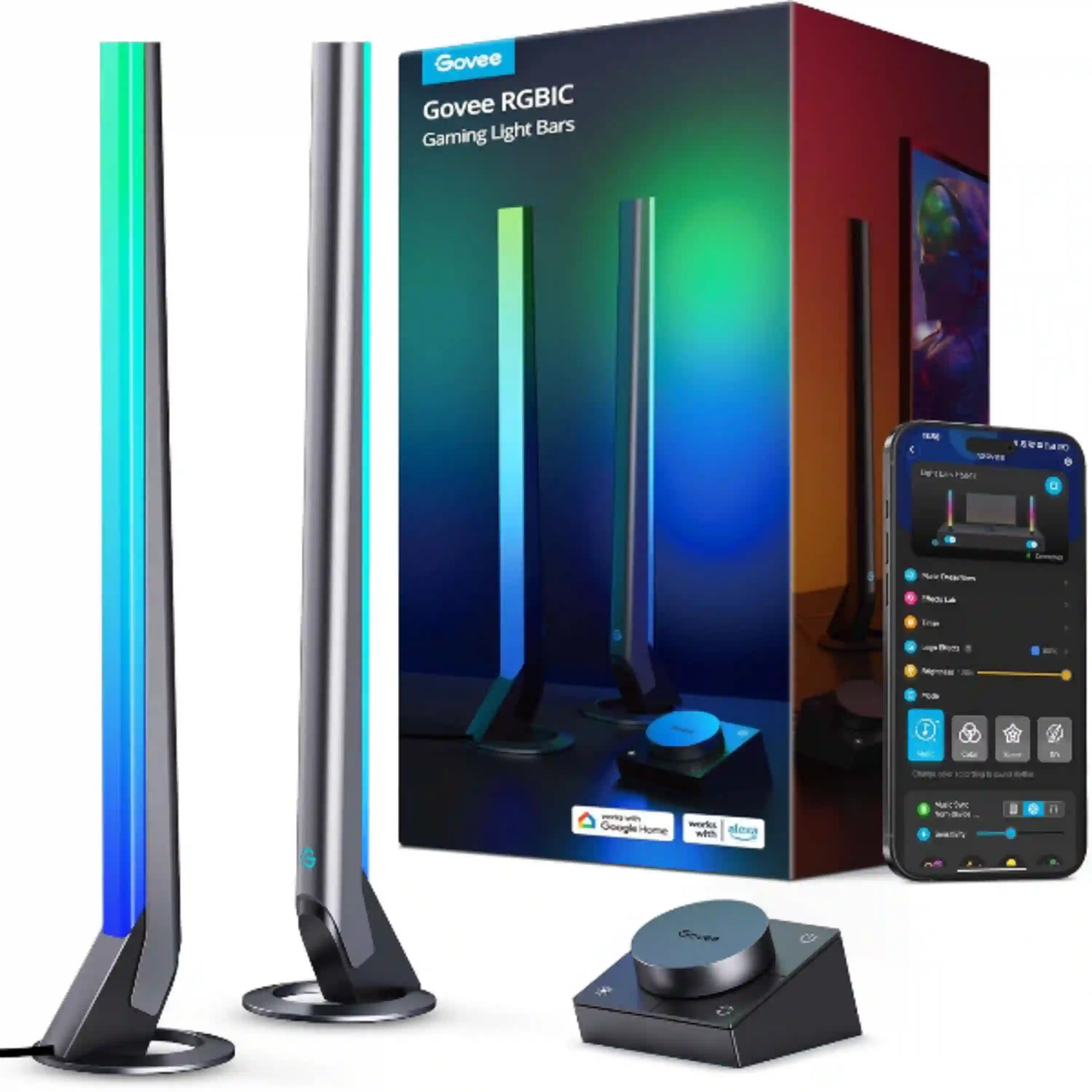 Govee RGBIC Gaming Light Bars H6047 with Smart Controller