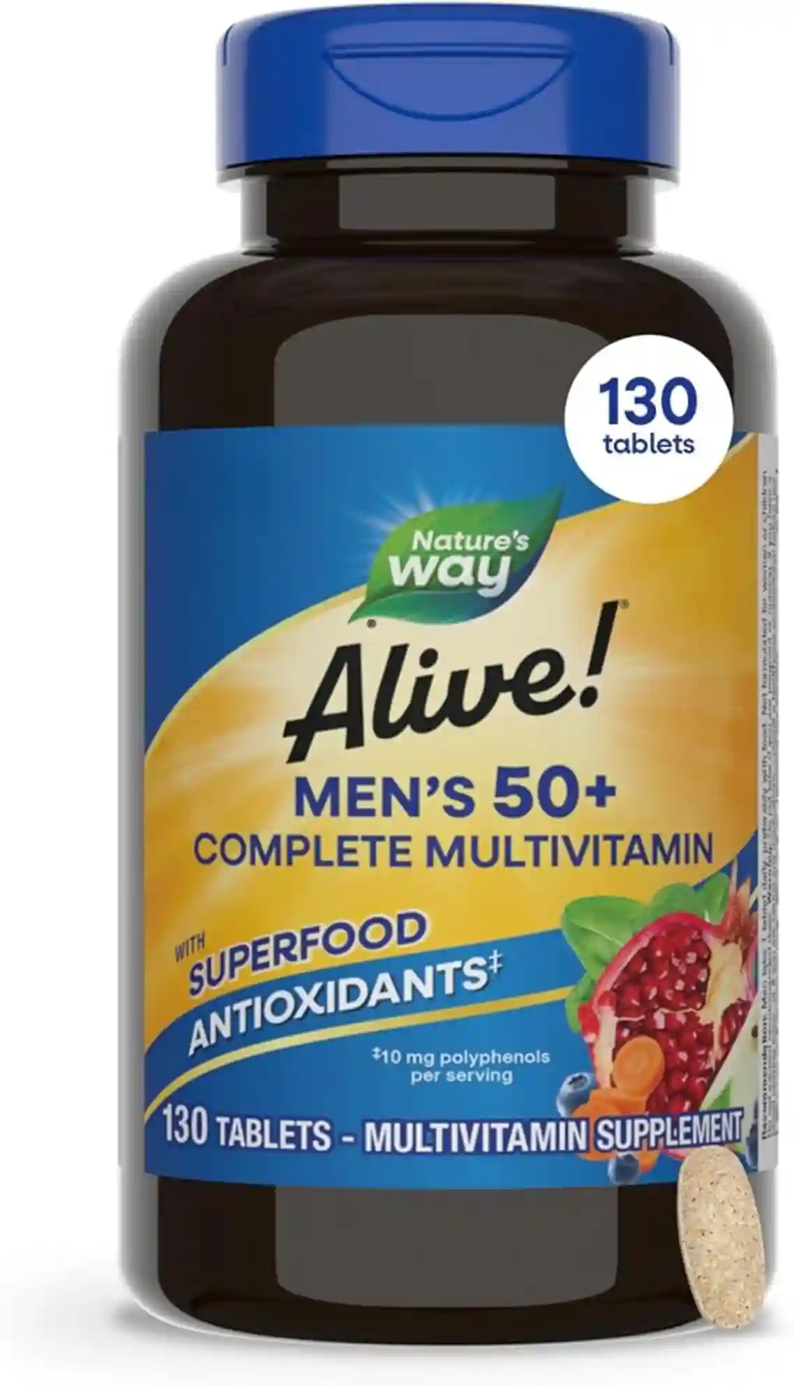 Nature's Way Alive! Men’s 50 Plus Multivitamin Complete Tablets