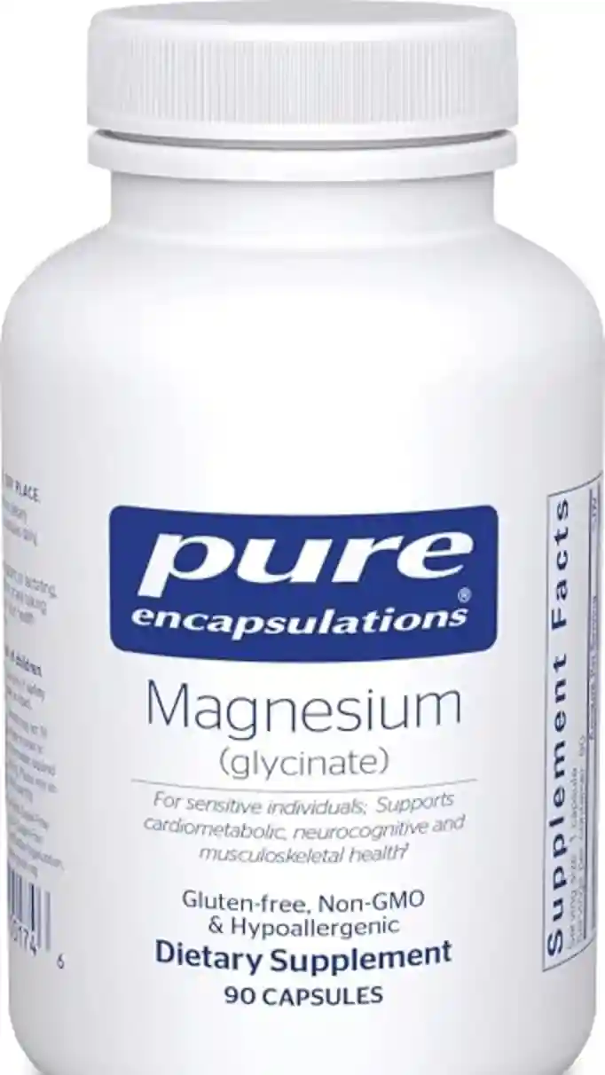 Pure Encapsulations Magnesium Glycinate Capsules for Sleep, Stress, and Heart Health