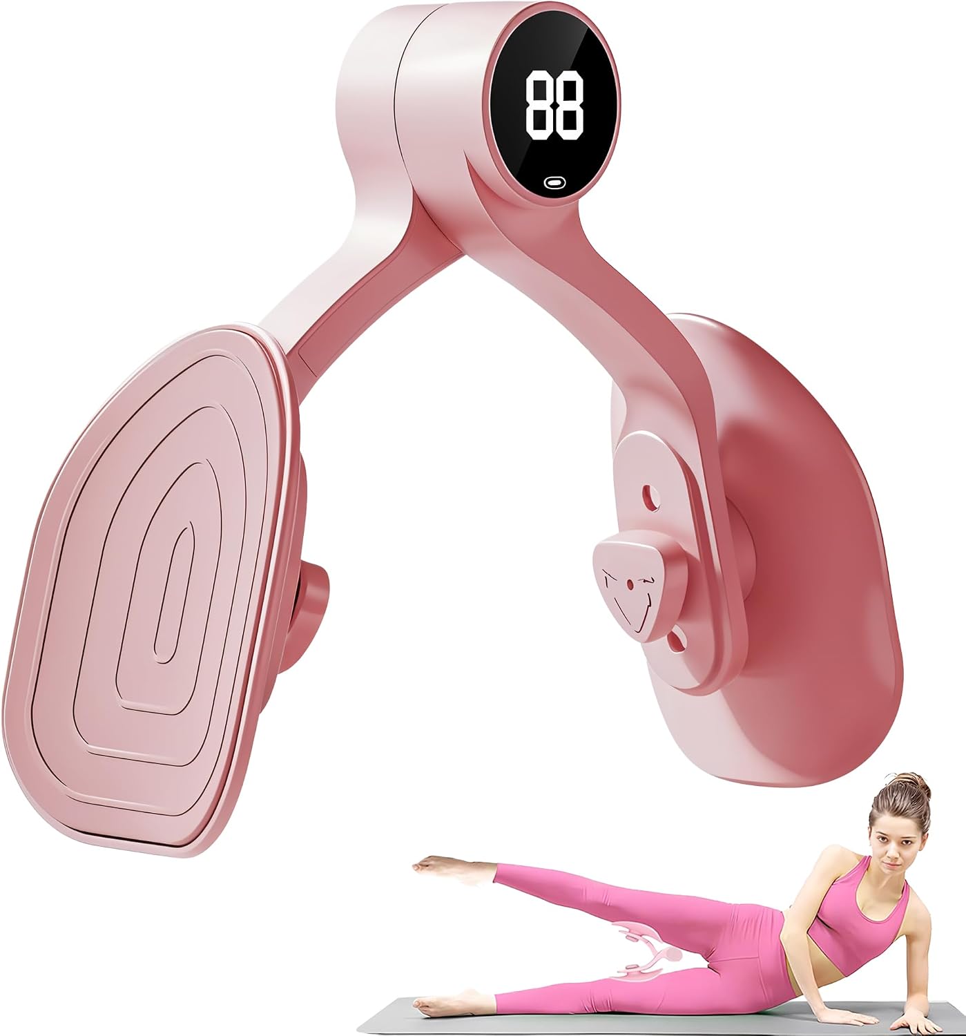 Layla Mae Pelvic Floor Thigh Exercise Device Portable Kegel System Strengthening Exerciser for Home Fitness