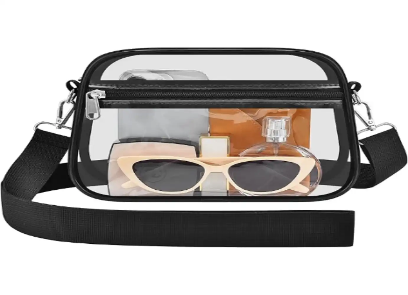 Clear Bag for Stadium Events Stadium Approved Womens Top-Handle Handbags Mini Small Purse