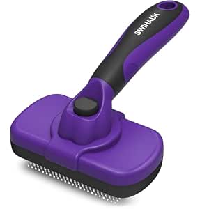 Swihauk Self Cleaning Slicker Brush for Dogs and Cats Pet Grooming