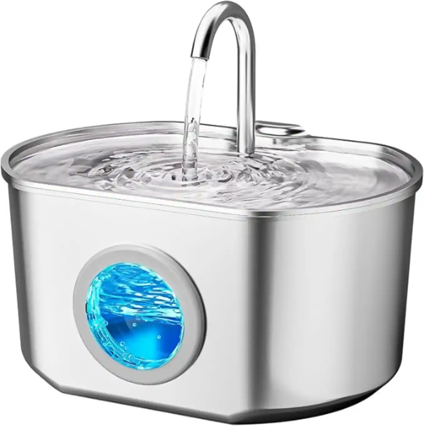 Cat Water Fountain Stainless Steel 74oz 2.2L Ultra Quiet Drink Dispenser