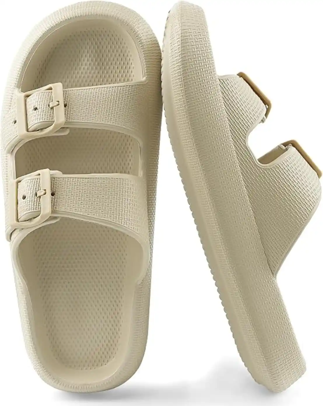 Cloud Slides Sandals for Women and Men Pillow Slippers Double Buckle EVA Slides