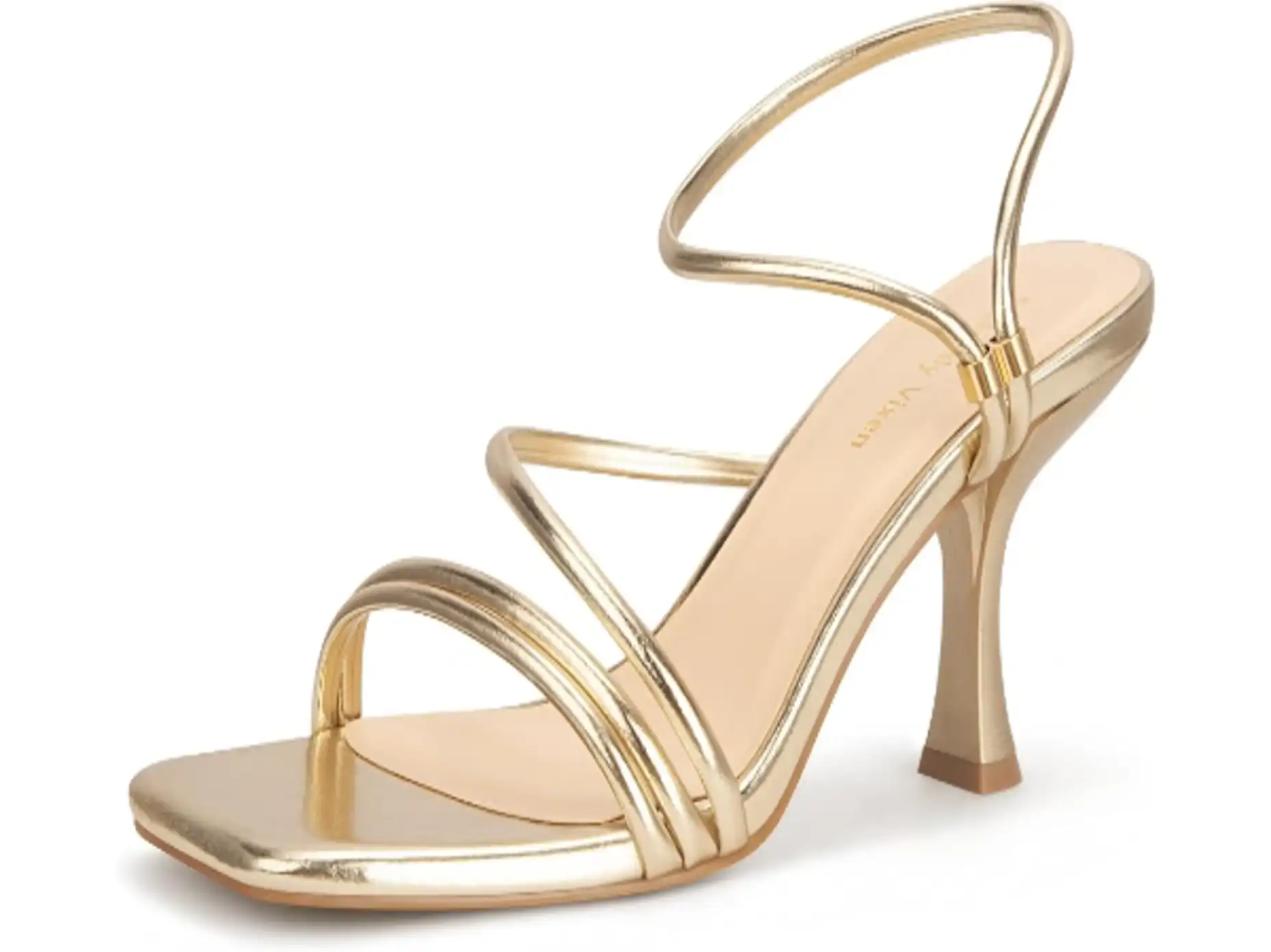 Women Strappy Kitten Heels Square Open Toe Sandals Party Wedding Ankle Strap Shoes