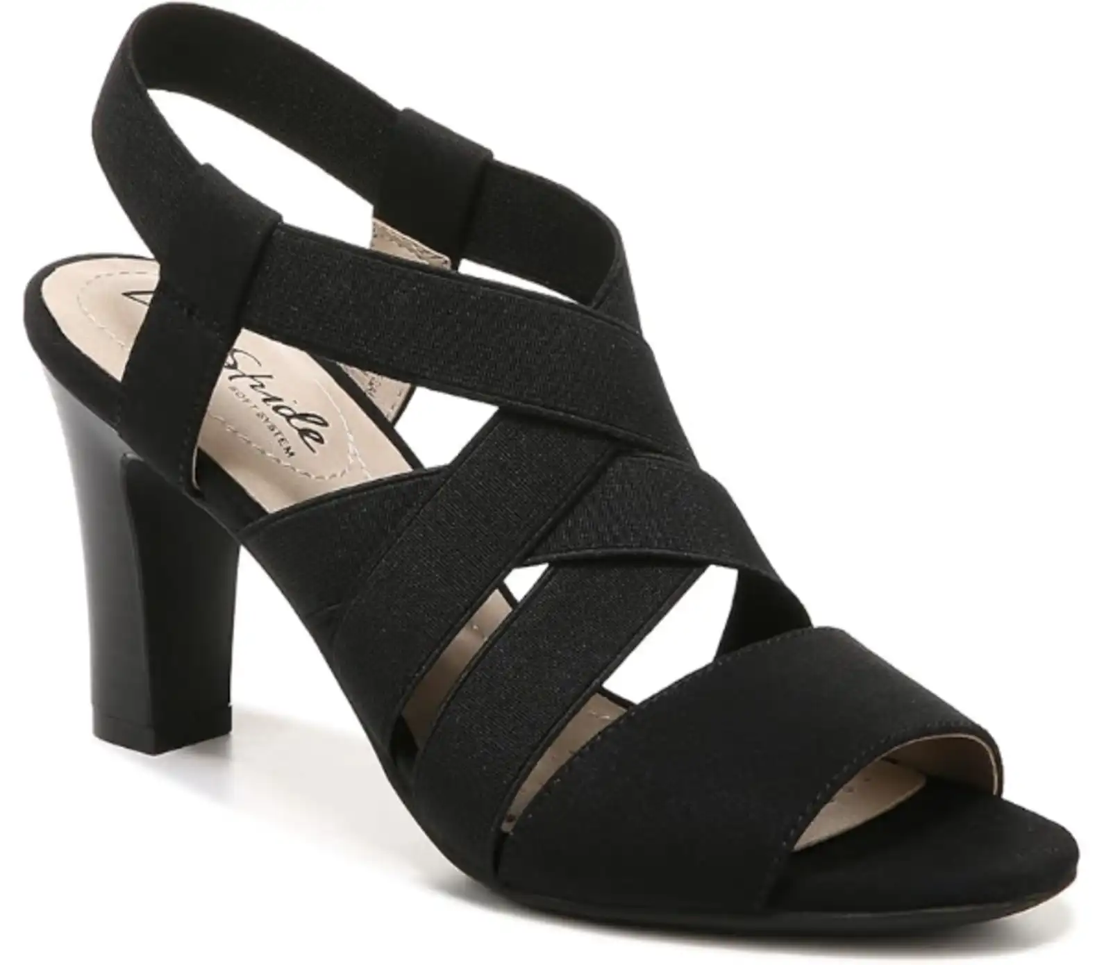 LifeStride Charlotte Women Strappy Wedge Sandals Soft System Comfort