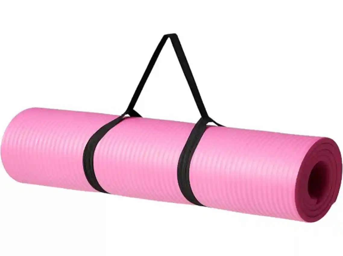 Amazon Basics Extra Thick Exercise Yoga Mat with Carrying Strap