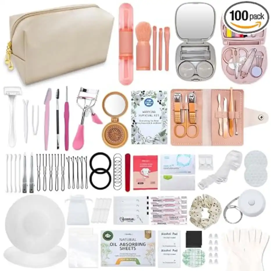 Bride Wedding Day Emergency Kit 50 Plus Essentials Survival Bag