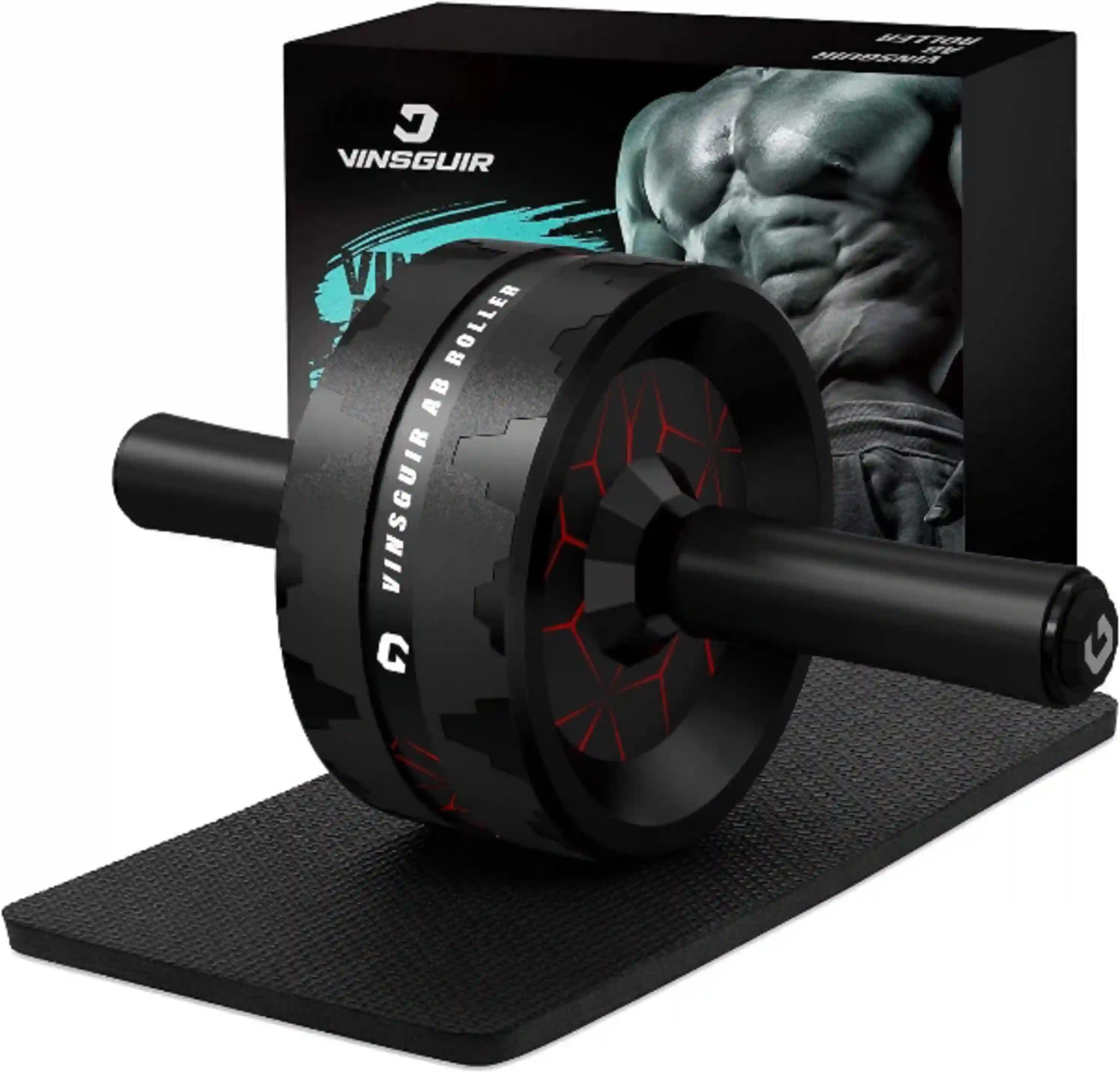 VINSGUIR Ab Roller Wheel Abs and Core Workout Equipment for Home Gym