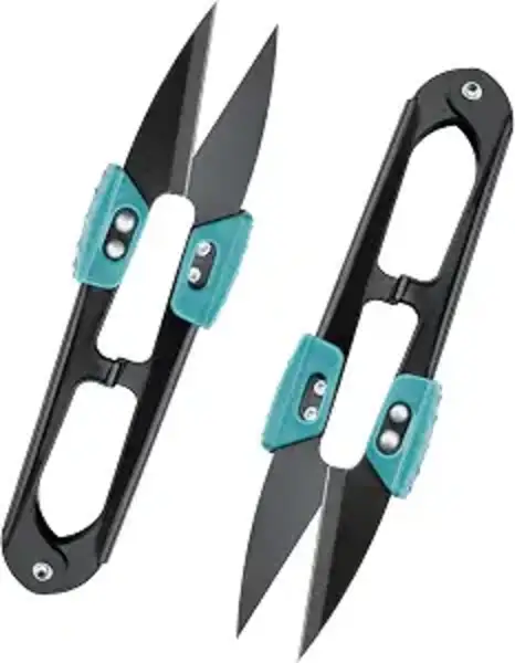 Damita 4.2 Inch High Carbon Steel Sewing Scissors Wider Handle Thread Snips Two Pack