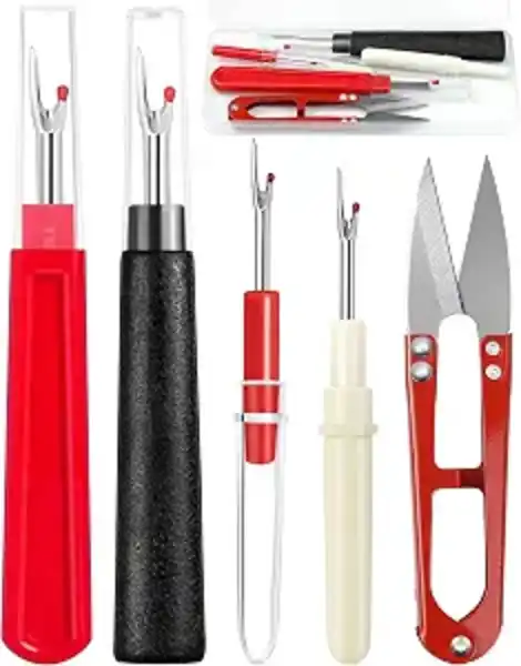 FIVEIZERO Seam Rippers Set with Thread Snips Five Piece Stitch Remover Kit