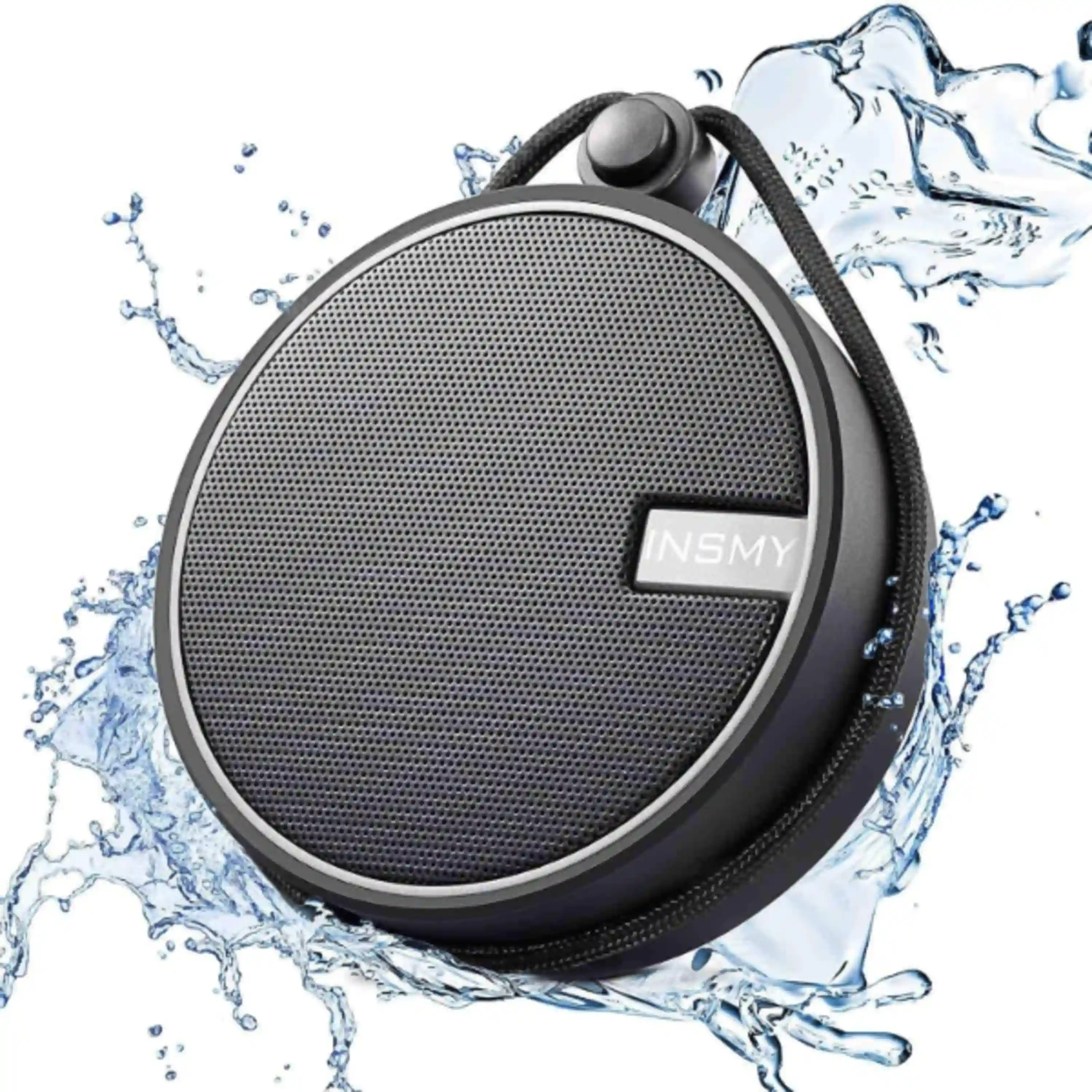 INSMY C12 IP67 Waterproof Shower Bluetooth Speakers Portable Small Speaker