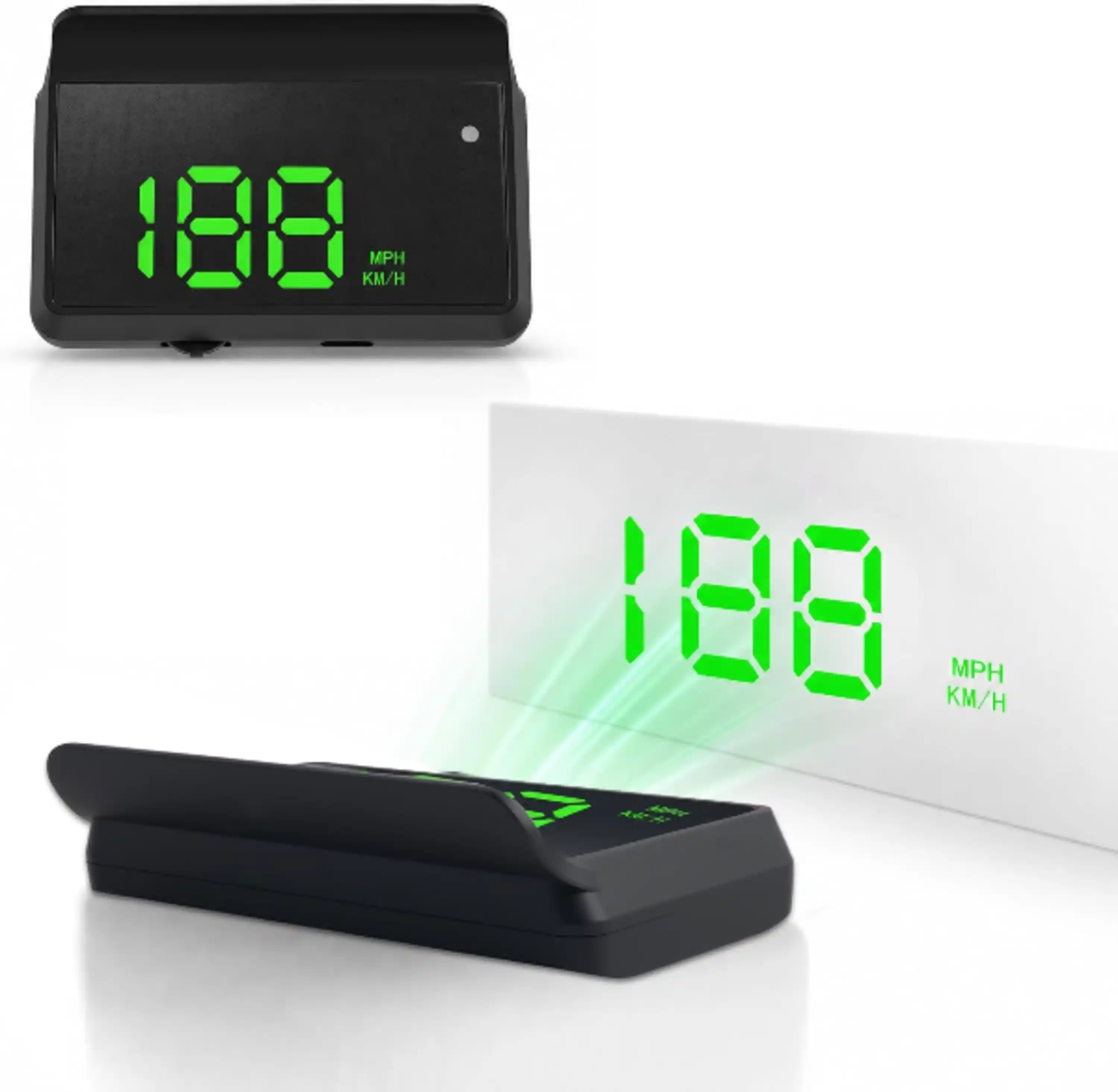 EWOJUYE Heads Up Display for Cars GPS Digital Speedometer with Auto Light Sensor Overspeed Warning
