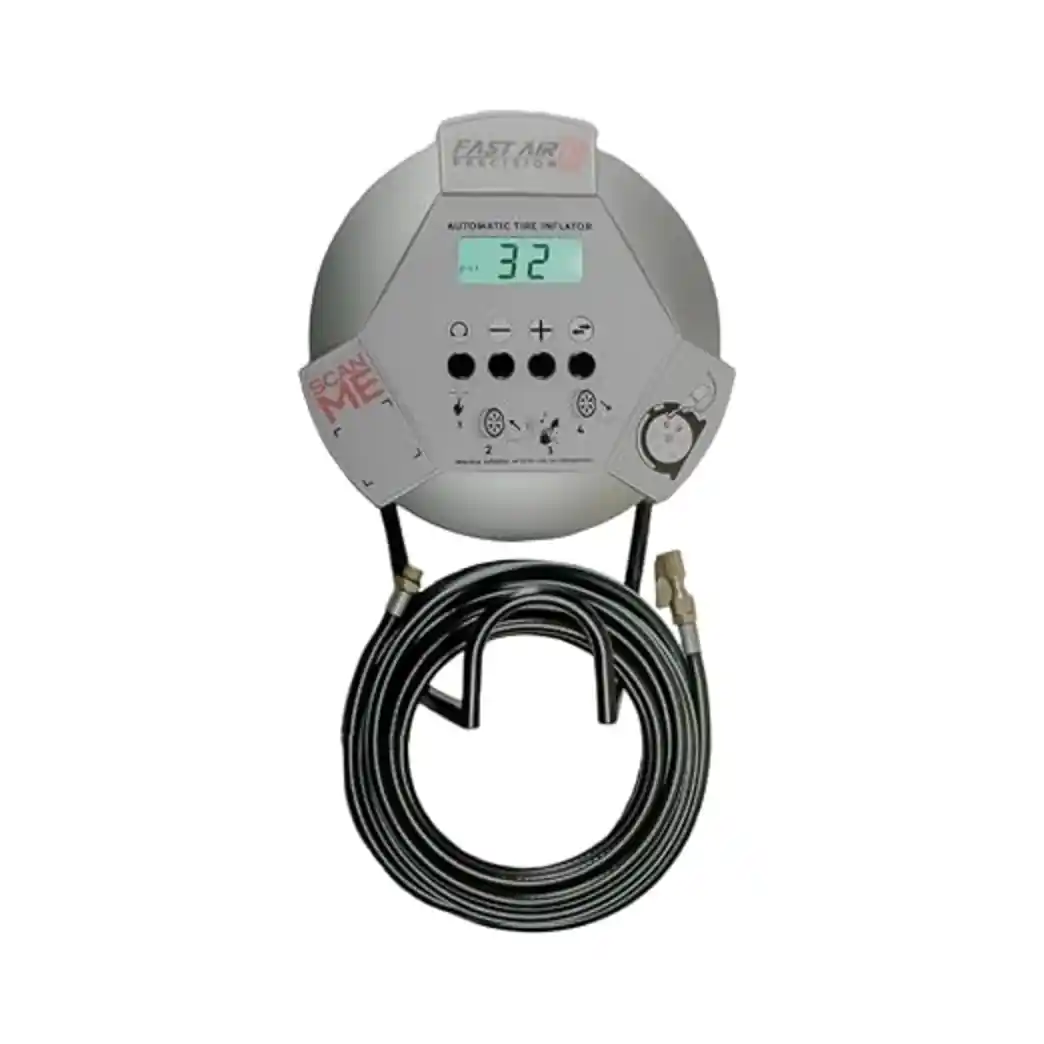 Fast Air Precision Automatic Tire Inflator Wall Mountable Heavy Duty Pressure Gauge LCD Display