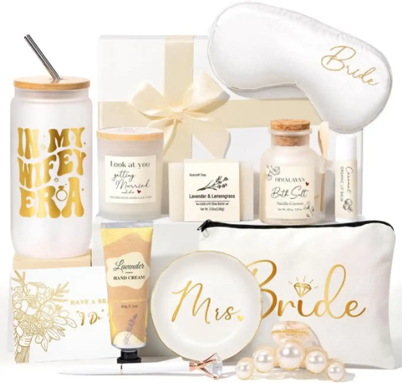 iAOVUEBY 12 in 1 Bridal Shower Gifts for Bride to Be Set