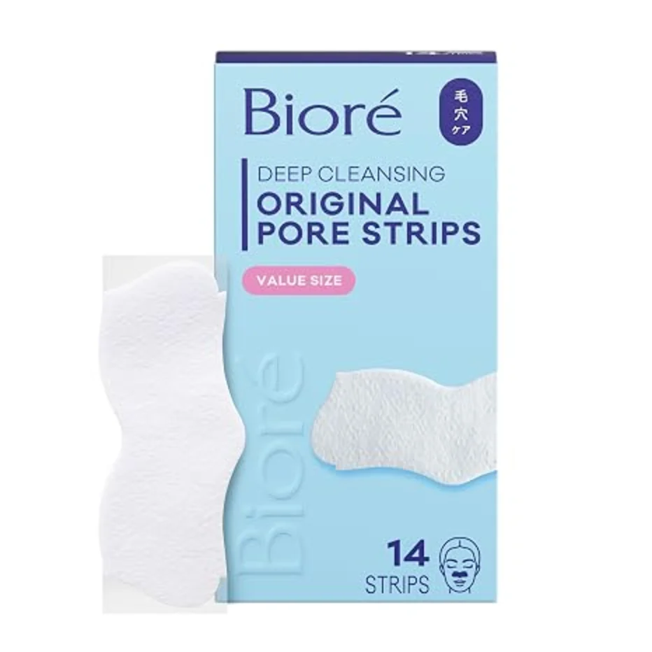 Biore Original Blackhead Remover Strips Deep Cleansing Nose Strips Pore Unclogging