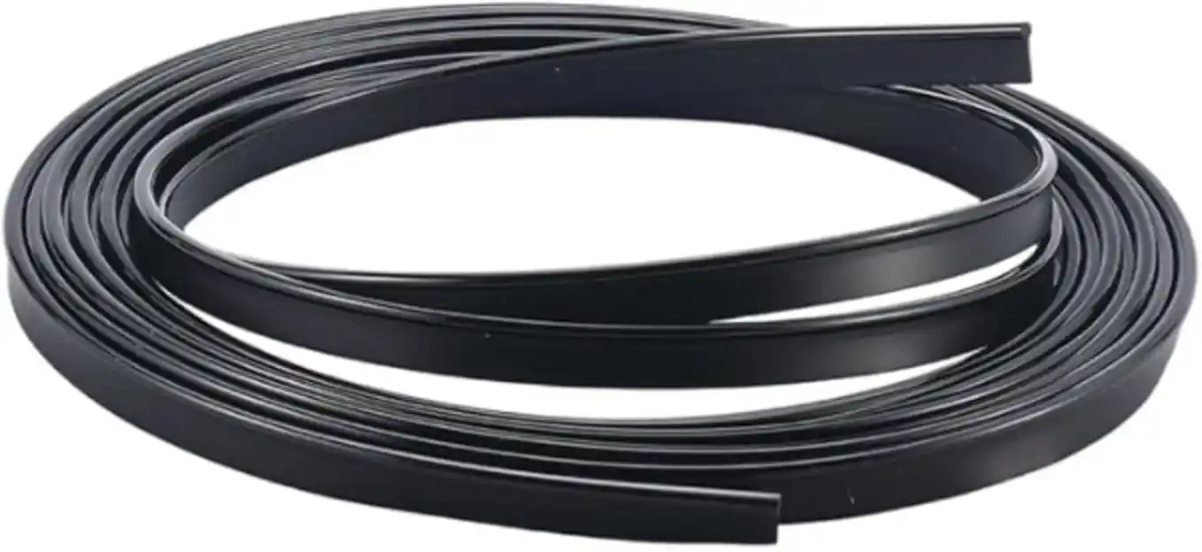 GORGECRAFT 16.4 Feet Black Car Moulding Strip Universal Self Adhesive PVC Trim