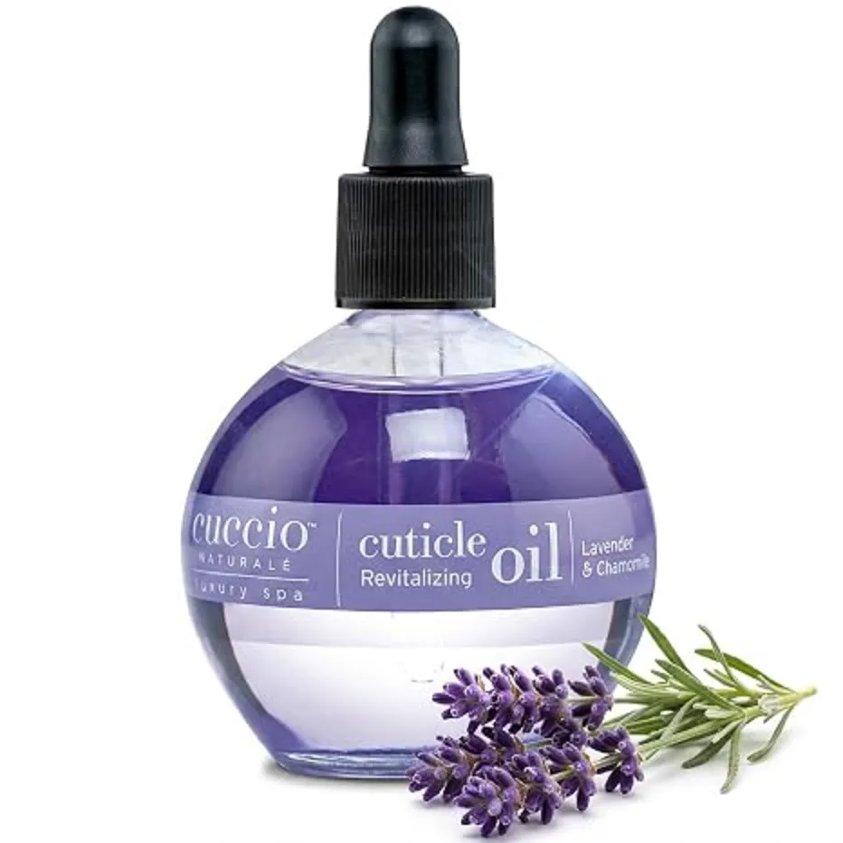 Cuccio Naturale Lavender & Chamomile Revitalizing Cuticle Oil Lightweight Fast-Absorbing Hydrating Nail & Cuticle Conditioner Cold-Pressed Oils + Vitamin E 2.30 Fl Oz
