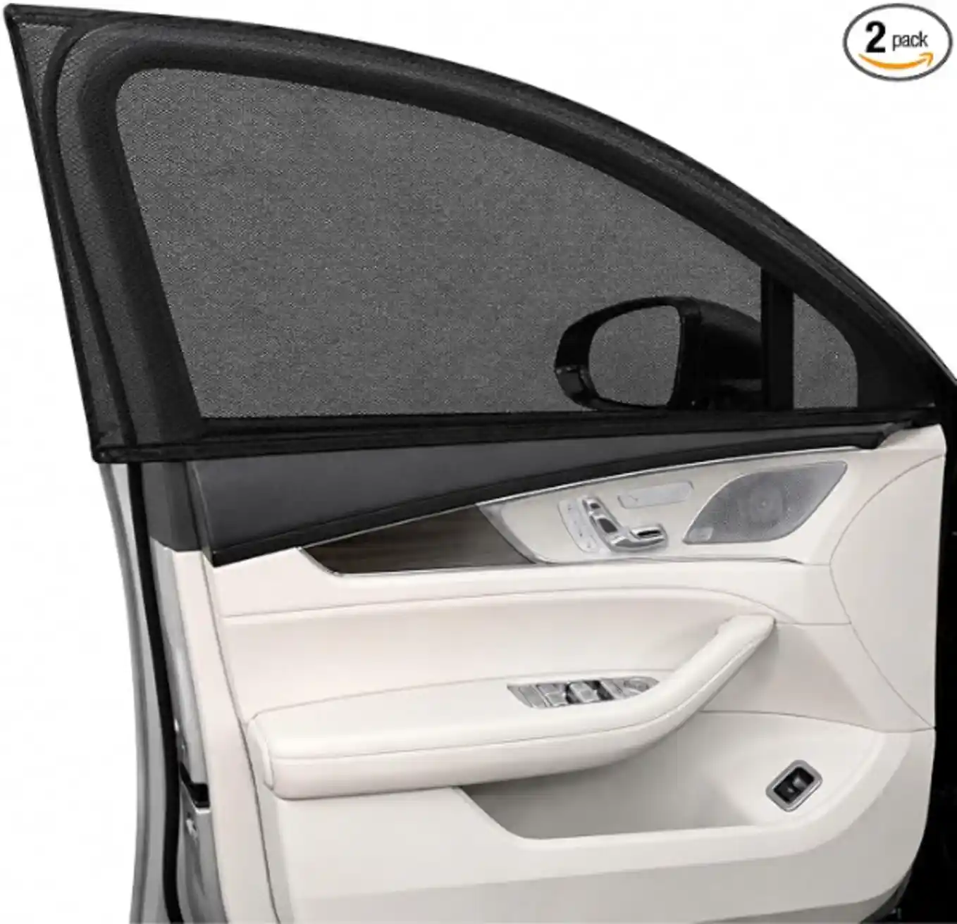 Leibanna Car Window Mosquito Screen for Sedan Front Window 2-Pack