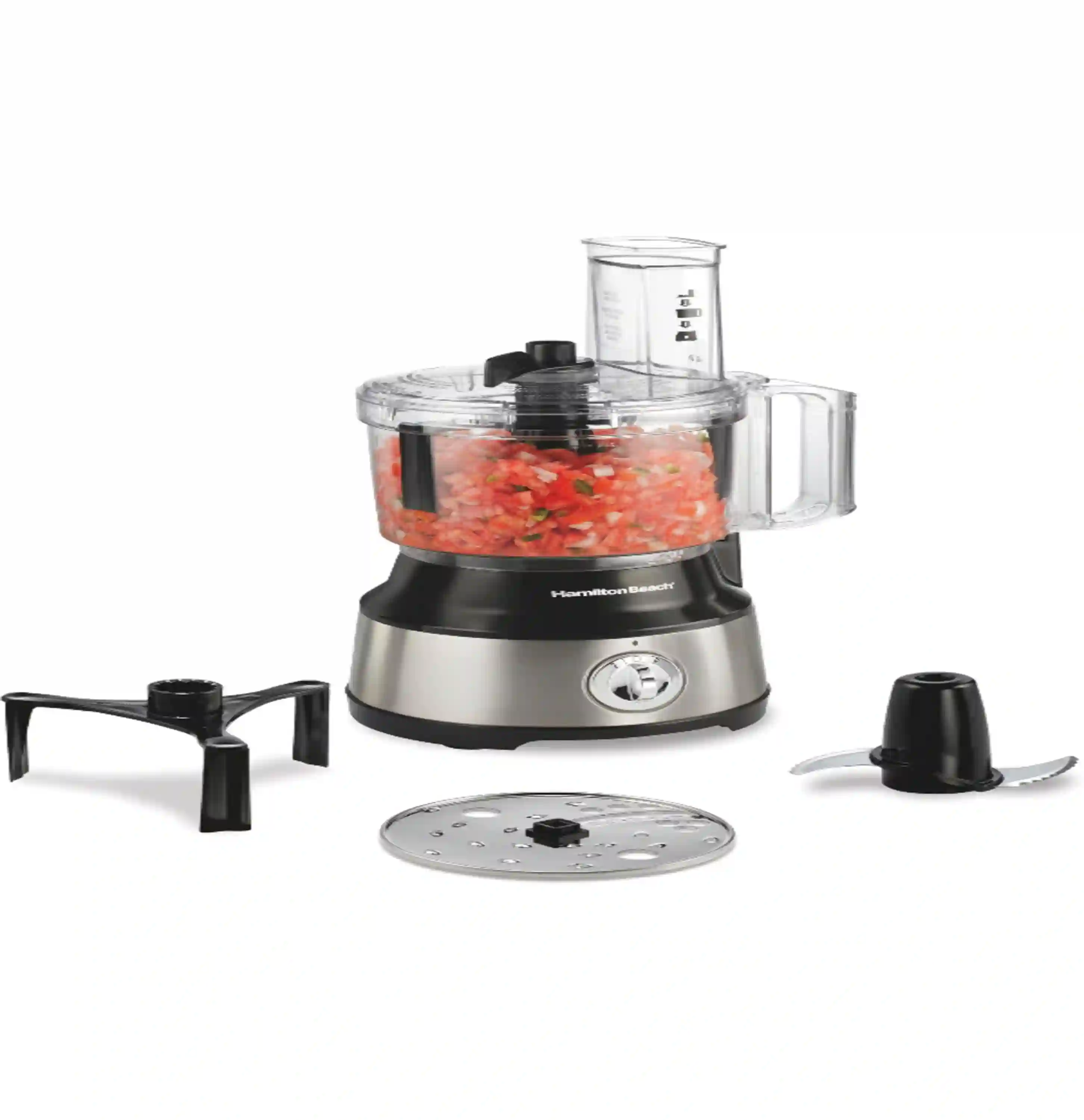 Hamilton Beach 10 Cup Food Processor and Vegetable Chopper with Bowl Scraper