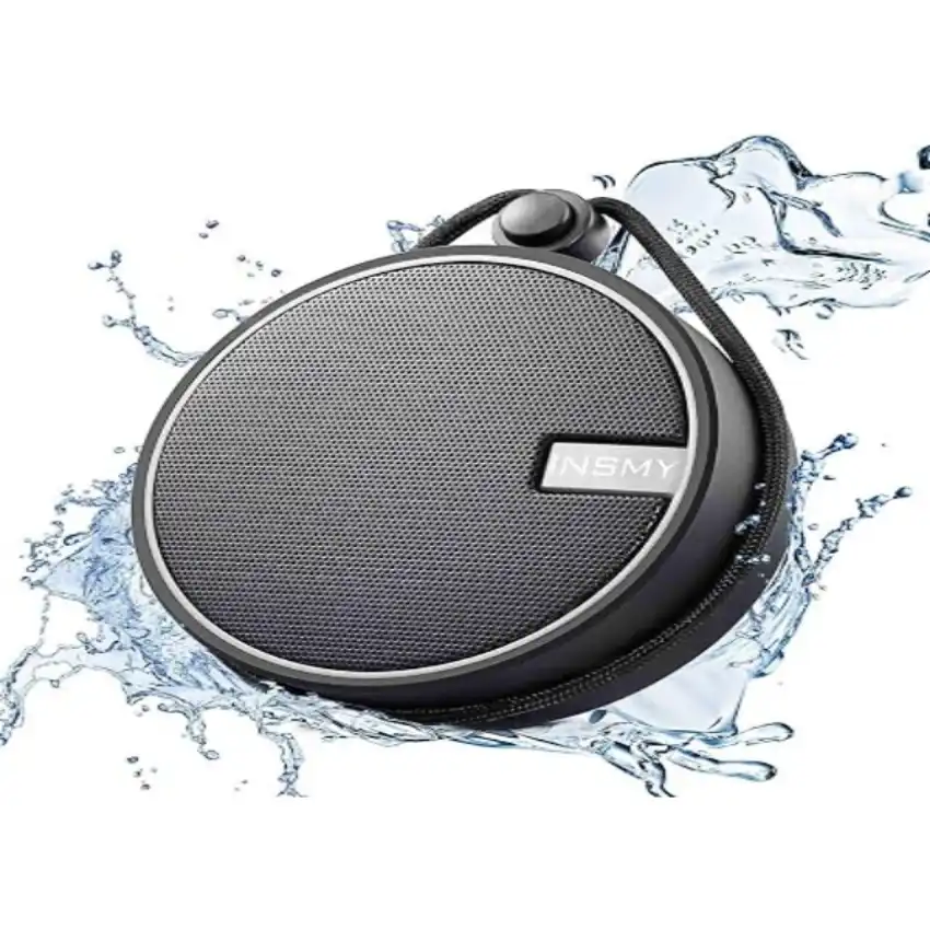 INSMY C12 IP67 Waterproof Portable Bluetooth Speaker with Suction Cup