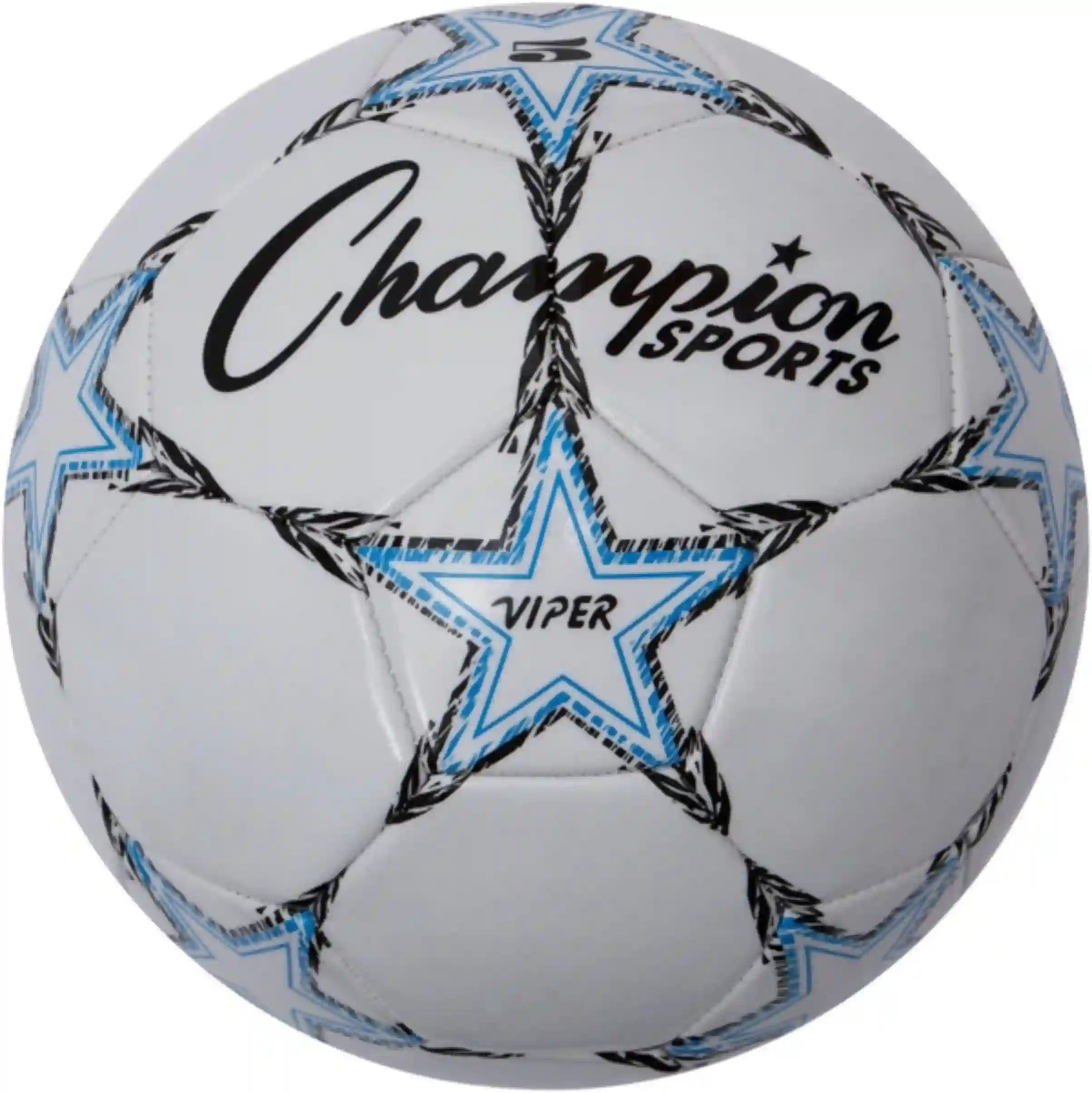 Champion Sports Viper Soccer Ball Soft Touch TPU Training Ball For Indoor Outdoor Play