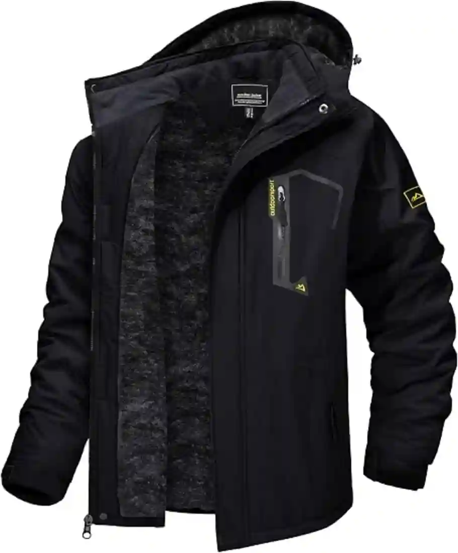 TACVASEN Men's Winter Skiing Jacket Waterproof Thermal Snowboard Coat