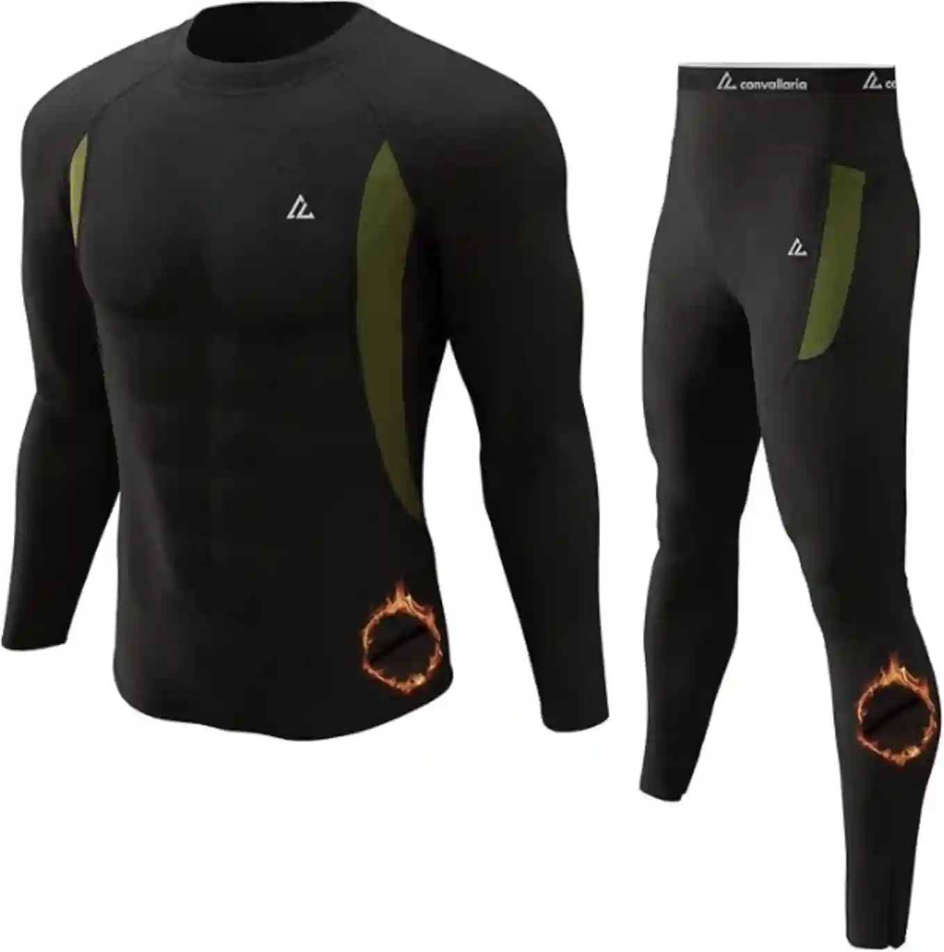 CL convallaria Mens Thermal Underwear Long Johns Set Cold Weather Base Layer