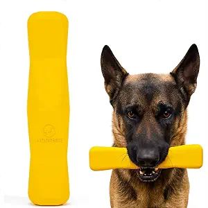 WoofBite Indestructible Stick Dog Toy Medium Large Natural Rubber
