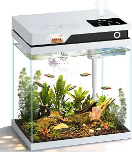 Vehipa Smart Fish Aquarium Kit 4.2 Gallon (White)