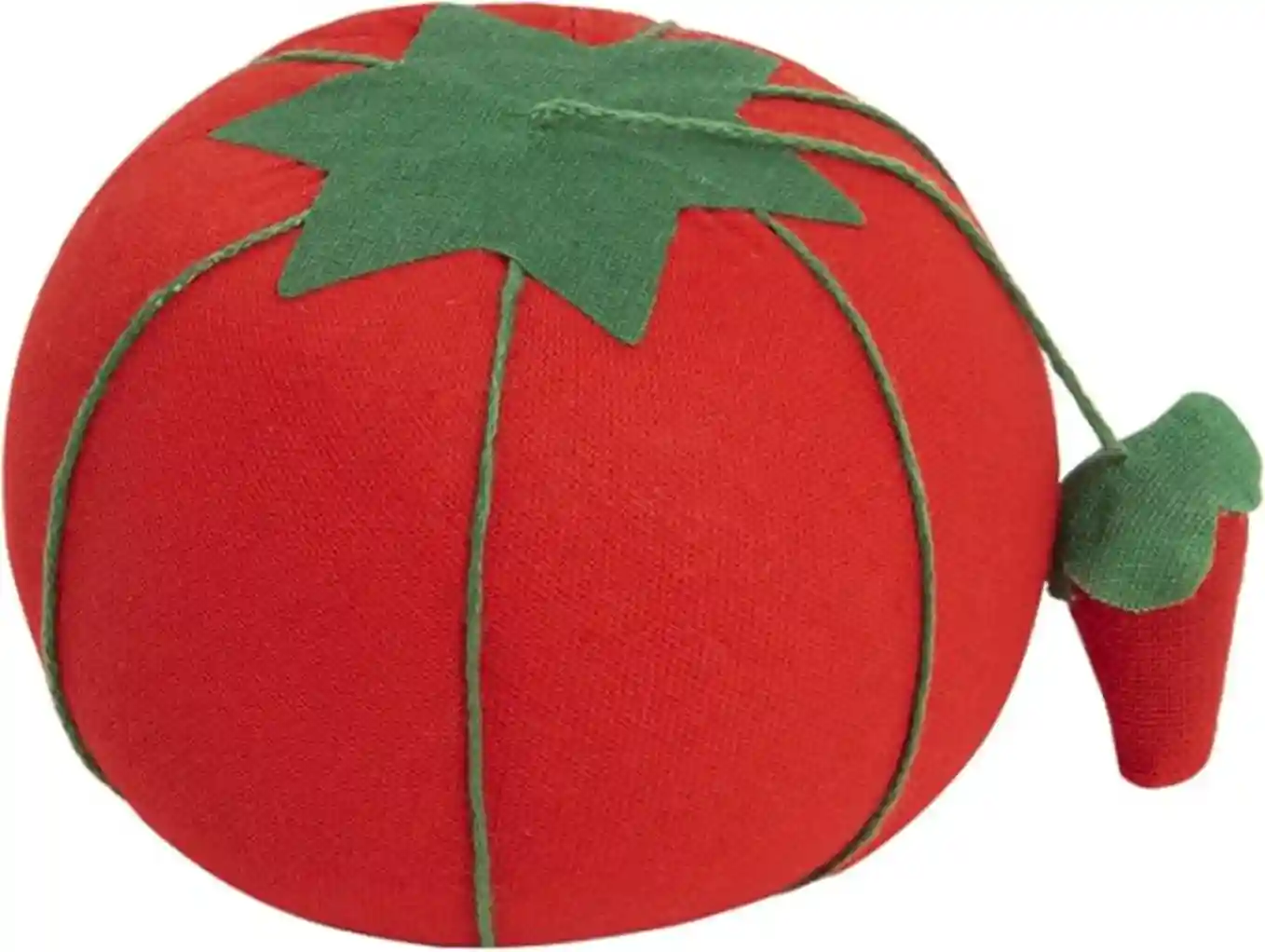 Dritz Large Tomato Pin Cushion with Strawberry Emery 4 Inch Sewing Pincushion